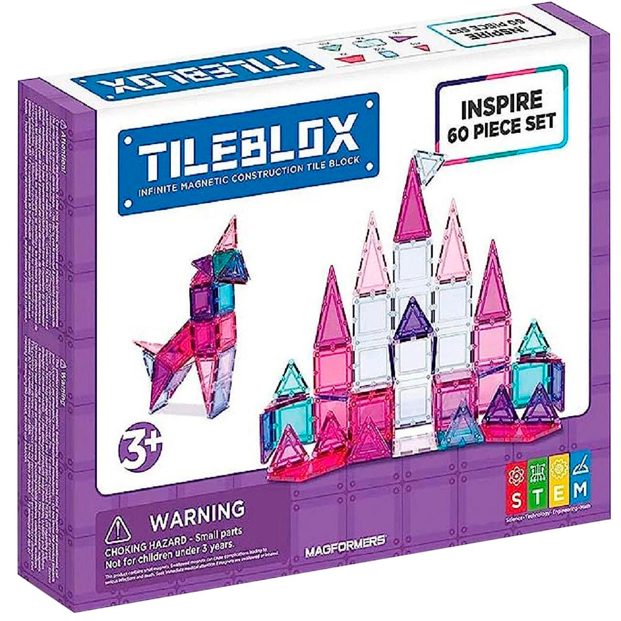 Magformers Tileblox Inspire Set, 60 Pieces 2040362
